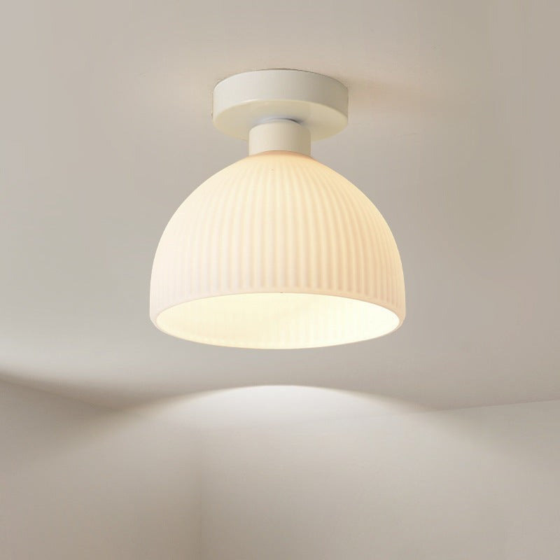 Modern Milk White Glass Ceiling Lamp