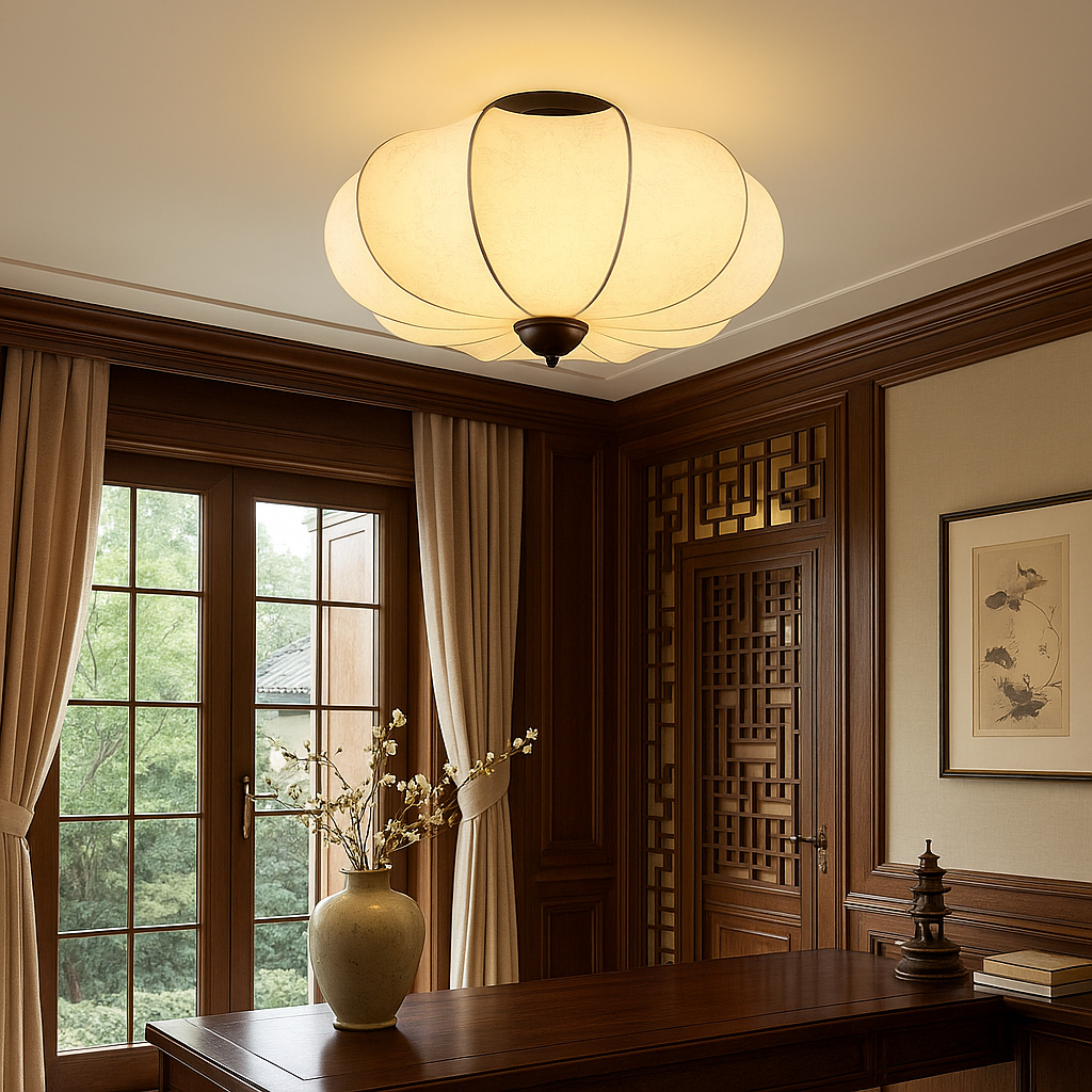 Medieval Silk Ceiling Light