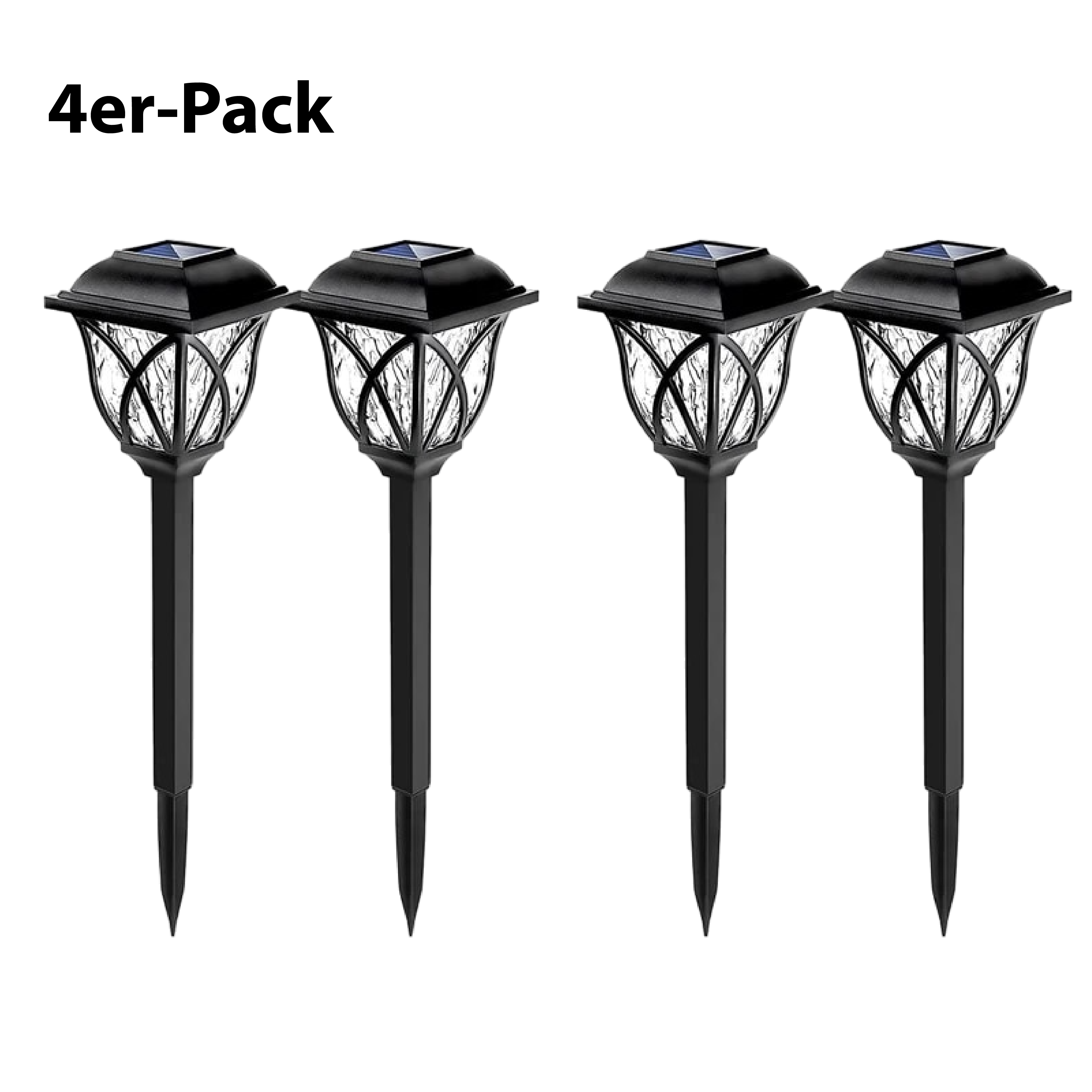 Solar-powered garden lamp (2-Pack)