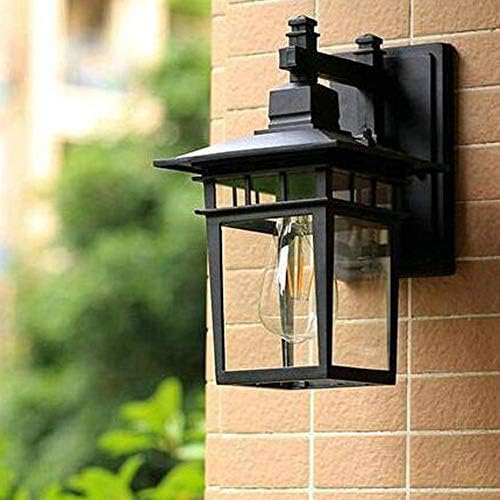 Alessio Black Deco Outdoor Wall Lamp