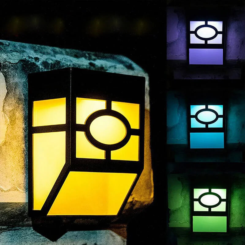 Solar LED wall light (2 packs)