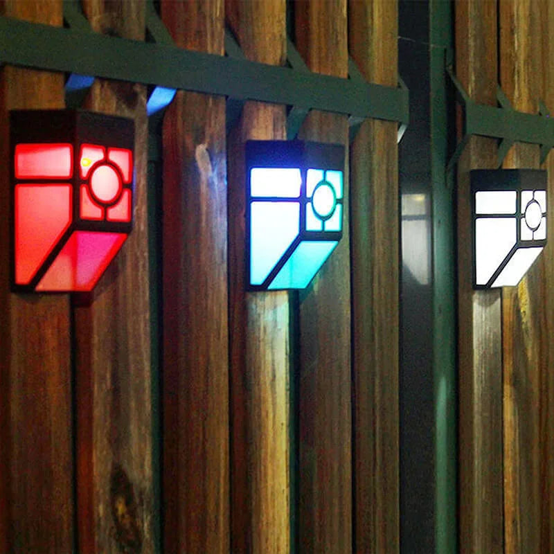 Solar LED wall light (2 packs)