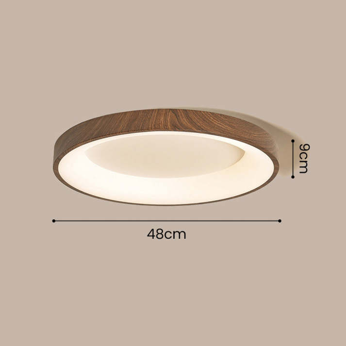 Natural Wooden Ceiling Light