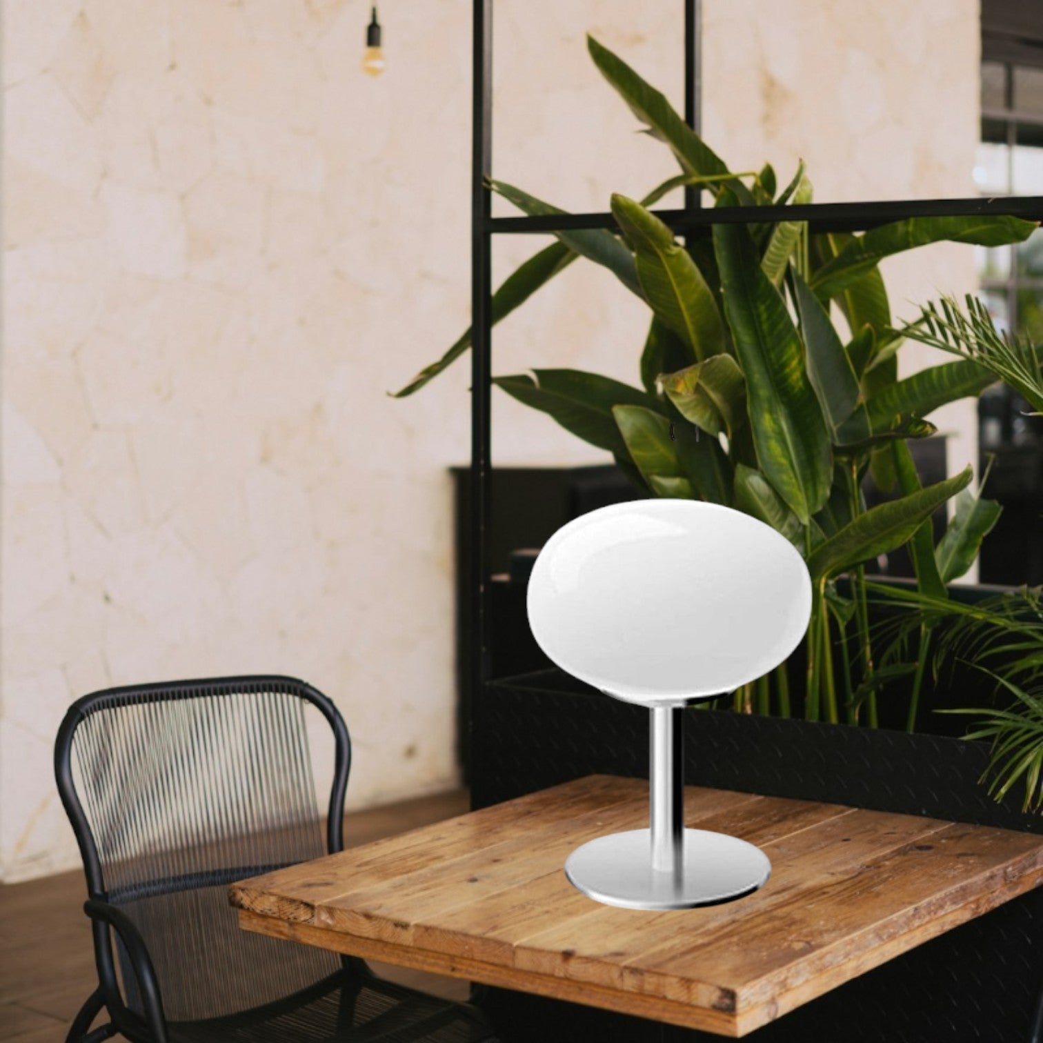 Italian Designer Glass Table Lamp