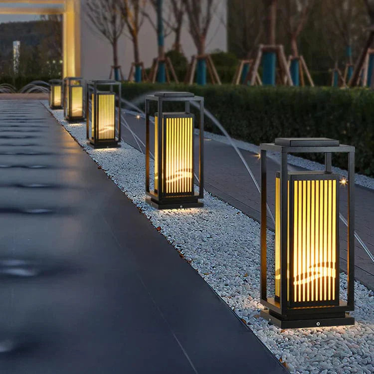 Cage Post Light Outdoor Solar light
