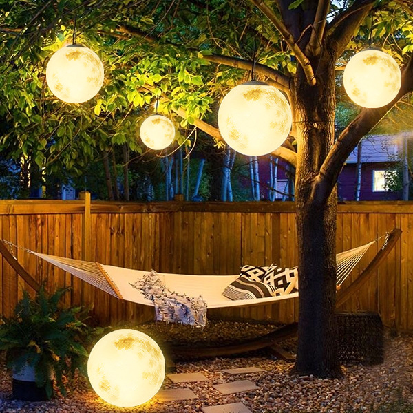 Garden Pendant Light in the shape of a Moon