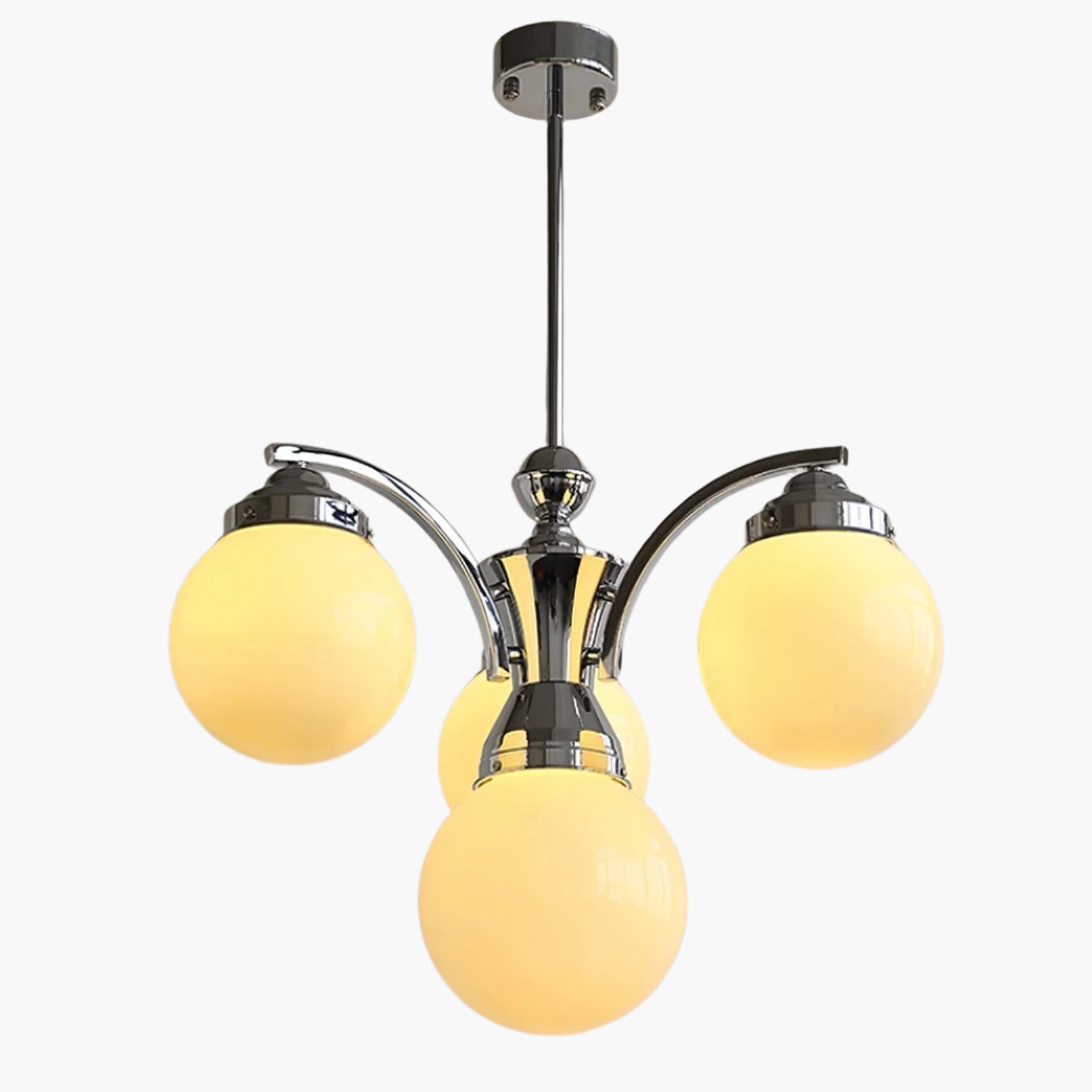 Retro Salamanca Round Glass Chandelier Lights