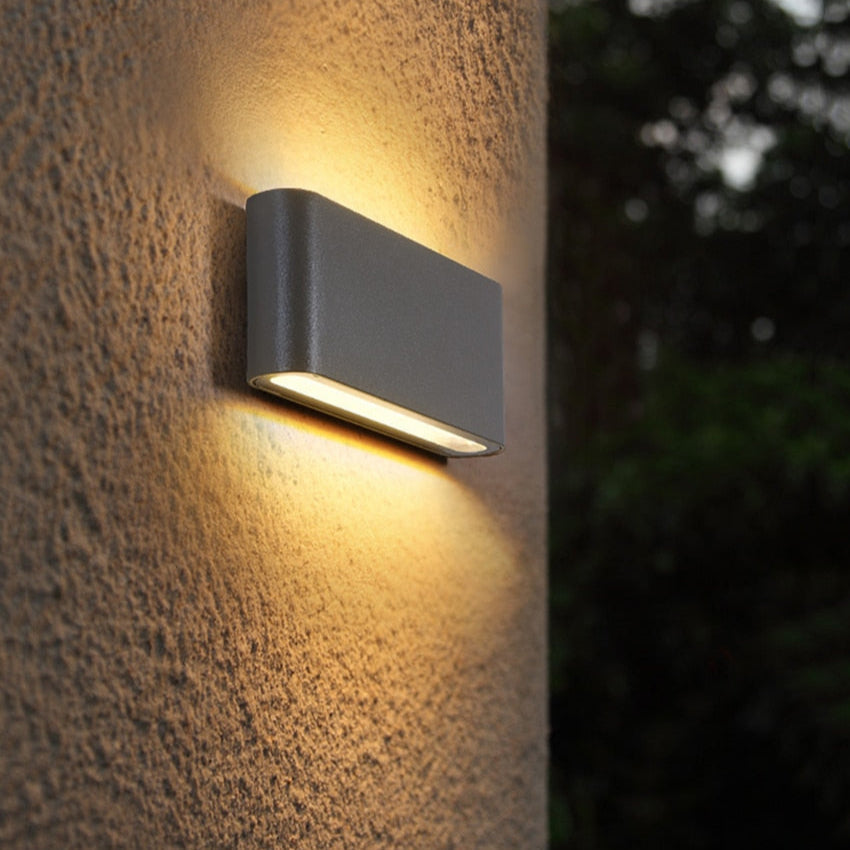 Modern Led Waterproof Outdoor Up Down Wall Lamp Wall Scone