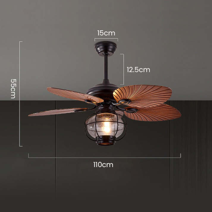 Black Vintage Creative Ceiling Fans