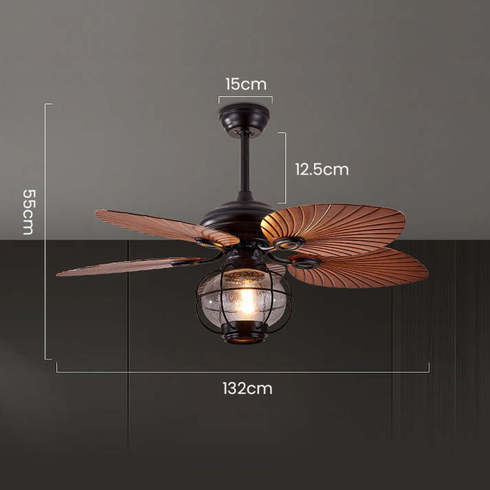 Black Vintage Creative Ceiling Fans