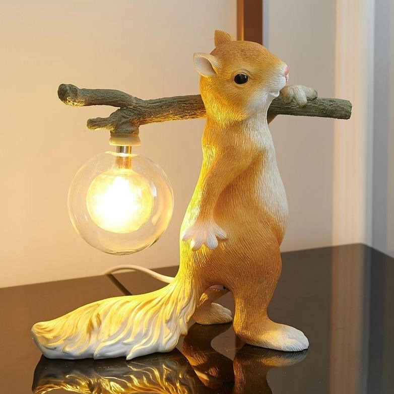 Squirrel Table Lamp