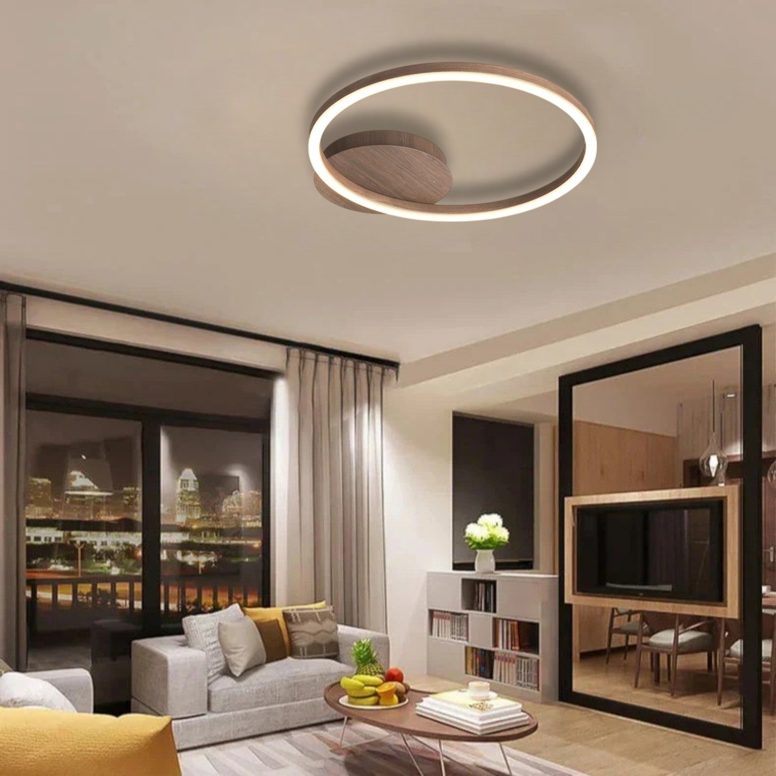 Elegant Ring Ceiling Luminaire
