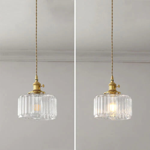 Vintage Crystal Pendant Lamp