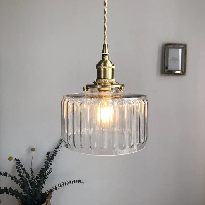 Vintage Crystal Pendant Lamp