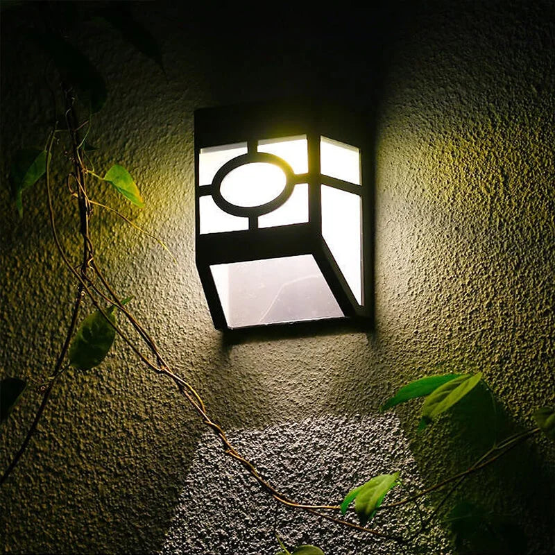 Solar LED wall light (2 packs)