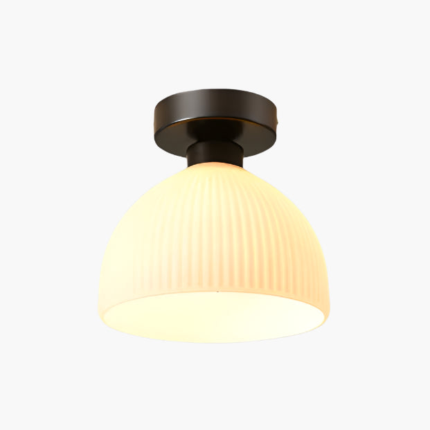 Modern Milk White Glass Ceiling Lamp