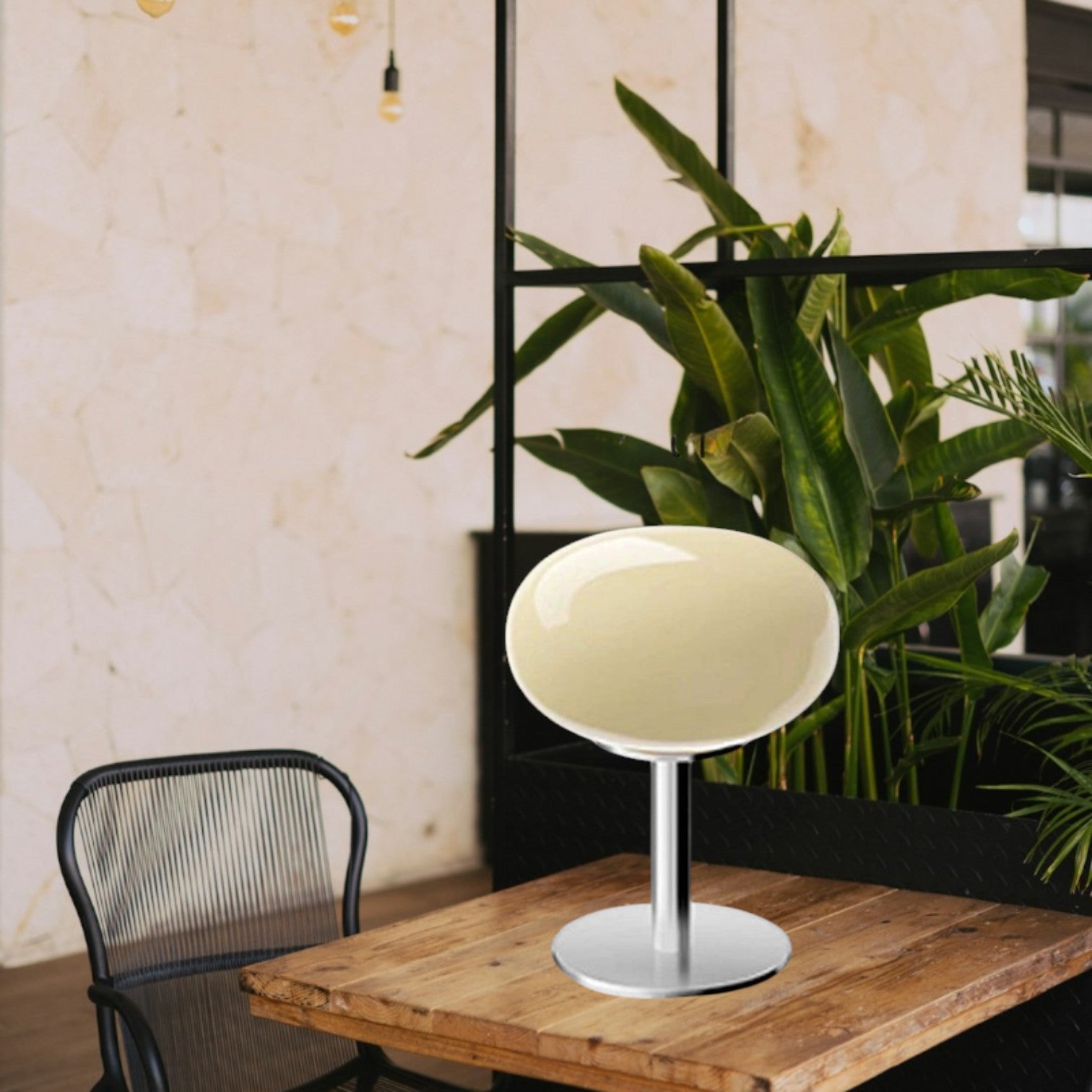 Italian Designer Glass Table Lamp