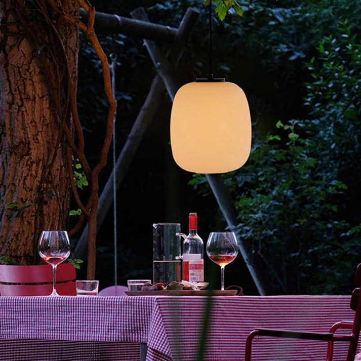 Alessio Retro Lantern Metal Waterproof Outdoor Pendant Lamp Black/Bronze