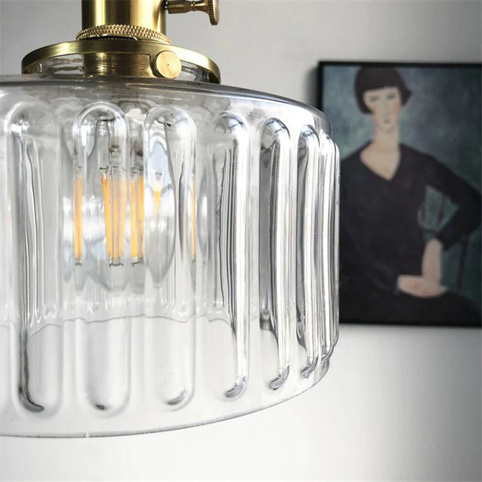 Vintage Crystal Pendant Lamp