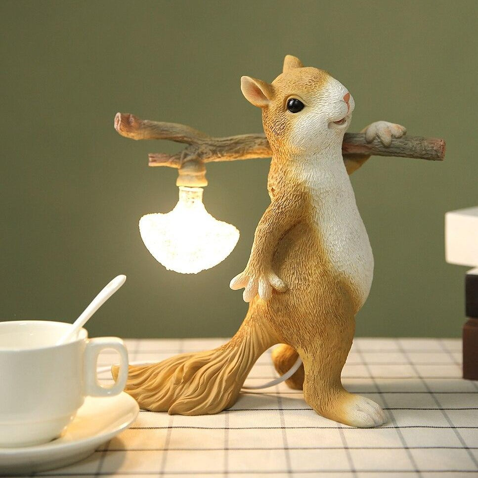 Squirrel Table Lamp